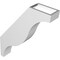 Ekena Millwork 3-in. W x 14-in. D x 18-in. H Funston Architectural Grade PVC Knee Brace BRCP03X14X18FST - alternate 3